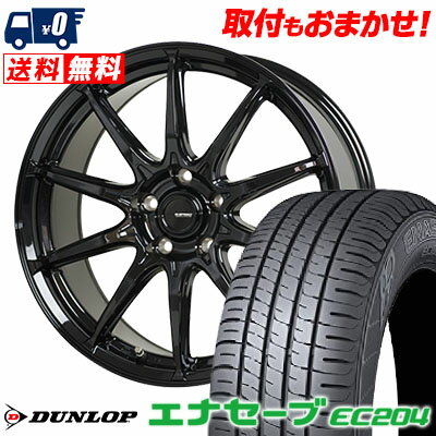 195/60R15 88H DUNLOP ENASAVE EC204 G SPEED G-05 サマータイヤホイール4本セット 【取付対象】