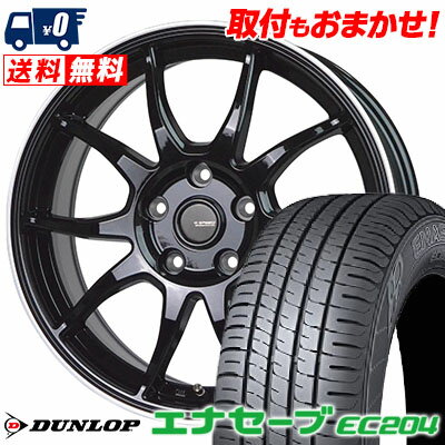 195/60R15 88H DUNLOP ENASAVE EC204 G-SPEED P-06 サマータイヤホイール4本セット 【取付対象】