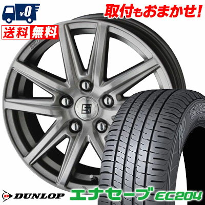 215/45R17 91W XL DUNLOP ENASAVE EC204 SEIN SS サマータイヤホイール4本セット 【取付対象】