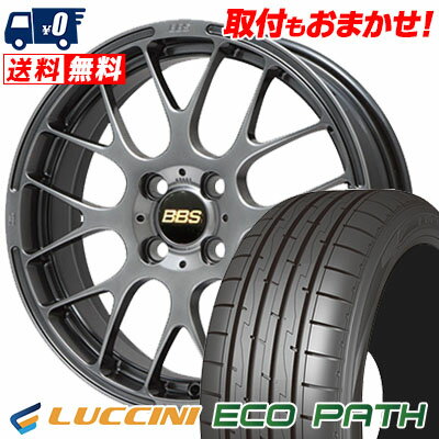 165/50R16 75V LUCCINI ECOPATH BBS RP サマータイヤホイール4本セット 【取付対象】