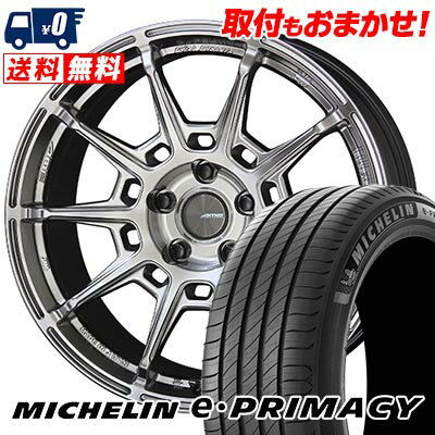 215/45R18 89W MICHELIN ミシュラン e・PRIMACY GALERNA REFINO ガレルナ レフィーノ サマータイヤホイール4本セット 【取付対象】