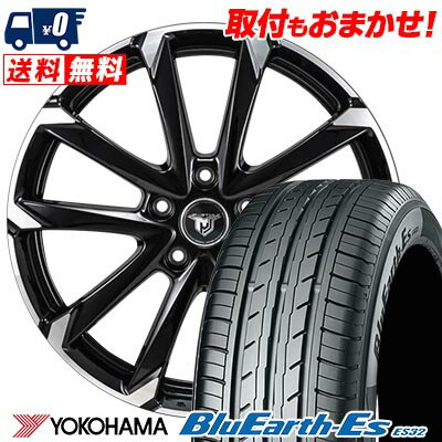 215/50R17 95V YOKOHAMA ヨコハマ BluEarth ES32 JP STYLE MJ-V ジェイピースタイル MJ-V サマータイヤホイール4本セット 【取付対象】