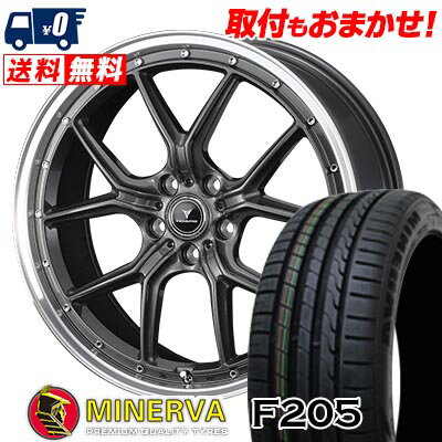 245/40R20 99Y XL MINERVA F205 NOVARIS ASSETE S1 サマータイヤホイール4本セット 【取付対象】