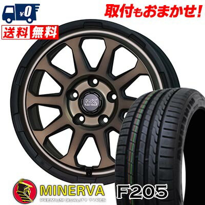 215/45R17 91Y XL MINERVA F205 MAD CROSS RANGER サマータイヤホイール4本セット 【取付対象】