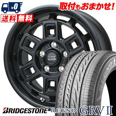 205/60R16 92H BRIDGESTONE REGNO GRV2 MAD CROSS AEVER サマータイヤホイール4本セット 【取付対象】