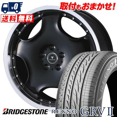 245/45R18 100W XL BRIDGESTONE REGNO GRV2 NOVARIS ASSETE D1 サマータイヤホイール4本セット 【取付対象】