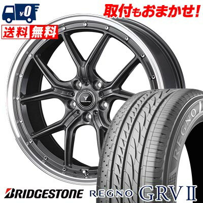 245/40R20 95W BRIDGESTONE REGNO GRV2 NOVARIS ASSETE S1 サマータイヤホイール4本セット 【取付対象】