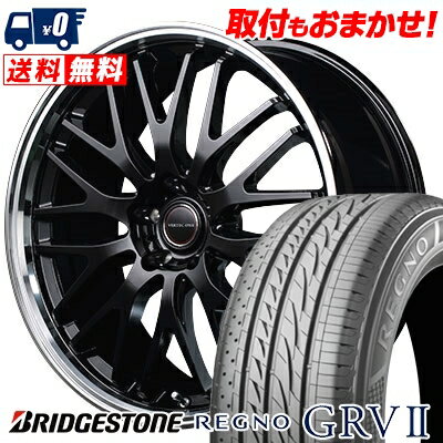 245/40R20 95W BRIDGESTONE REGNO GRV2 VERTEC ONE EXE10 サマータイヤホイール4本セット 【取付対象】