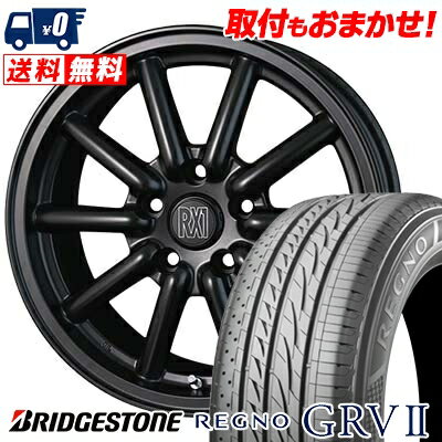 205/60R16 92H BRIDGESTONE REGNO GRV2 Fenice RX1 サマータイヤホイール4本セット 【取付対象】
