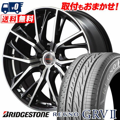 235/60R18 103V BRIDGESTONE REGNO GRV2 VERTEC ONE GLAIVE サマータイヤホイール4本セット 【取付対象】