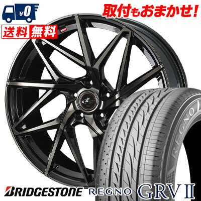 235/60R18 103V BRIDGESTONE REGNO GRV2 LEONIS IT サマータイヤホイール4本セット 【取付対象】