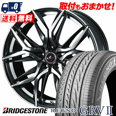 245/40R20 95W BRIDGESTONE REGNO GRV2 LEONIS LM サマータイヤホイール4本セット 【取付対象】