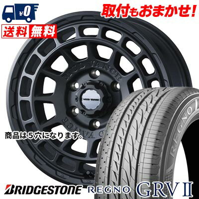 205/60R16 92H BRIDGESTONE REGNO GRV2 MUDVANCE X Type F サマータイヤホイール4本セット 【取付対象】