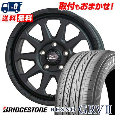 205/60R16 92H BRIDGESTONE REGNO GRV2 MAD CROSS RANGER サマータイヤホイール4本セット 【取付対象】