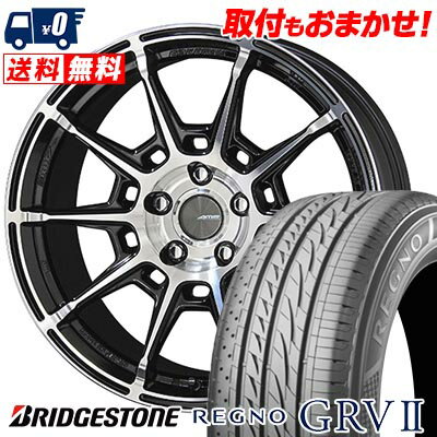 215/55R17 94V BRIDGESTONE ブリヂストン REGNO GRV2 GALERNA REFINO ガレルナ レフィーノ サマータイヤホイール4本セット 【取付対象】
