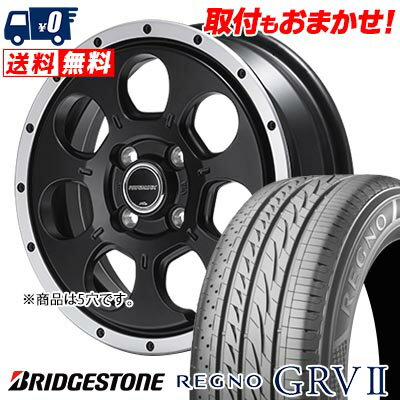205/60R16 92H BRIDGESTONE REGNO GRV2 ROADMAX W0-7 サマータイヤホイール4本セット 【取付対象】