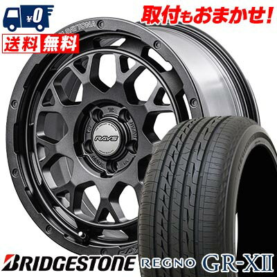 225/60R16 98V BRIDGESTONE REGNO GR-XII TEAM DAYTONA M9+ SPEC M サマータイヤホイール4本セット 【取付対象】