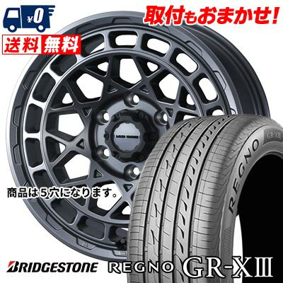 255/40R18 95W BRIDGESTONE REGNO GR-X3 MUDVANCE X Type M サマータイヤホイール4本セット 【取付対象】