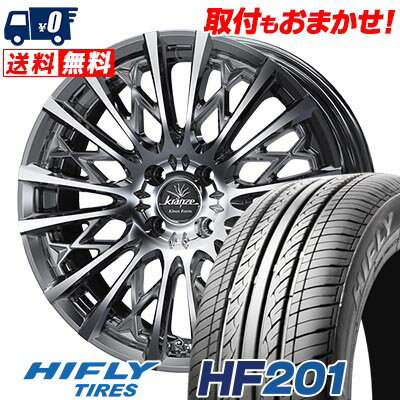 195/60R16 89H HIFLY HF201 WEDS kranze Schritt 855EVO サマータイヤホイール4本セット 【取付対象】