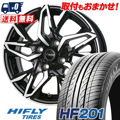 165/55R14 72H HIFLY HF201 Chronus CH-112 サマータイヤホイール4本セット 【取付対象】