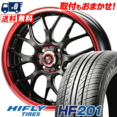 165/55R14 72H HIFLY HF201 EXPLODE-RBM サマータイヤホイール4本セット 【取付対象】