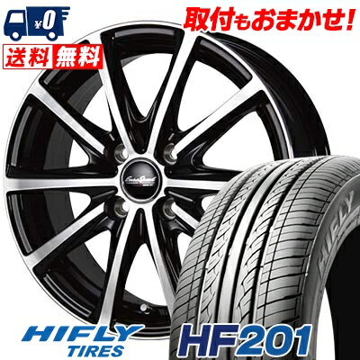 185/65R14 86H HIFLY HF201 EuroSpeed V25 サマータイヤホイール4本セット 【取付対象】