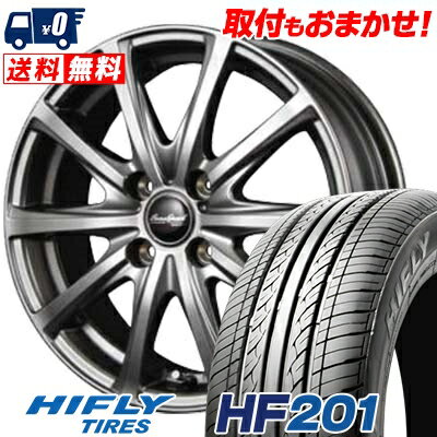 185/65R14 86H HIFLY HF201 EuroSpeed V25 サマータイヤホイール4本セット 【取付対象】