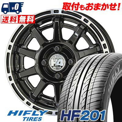 175/70R14 84T HIFLY HF201 H4 MOTOR X1 サマータイヤホイール4本セット 【取付対象】