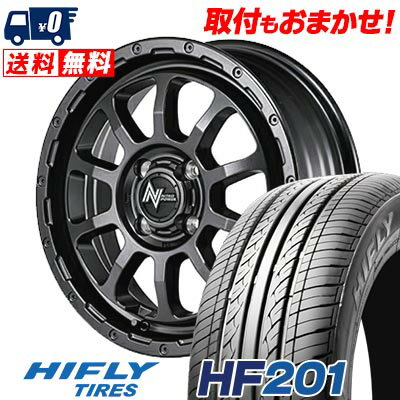 165/55R14 72H HIFLY HF201 NITRO POWER M10 PERSHING BARREL BLACK EDITION サマータイヤホイール4本セット 【取付対象】