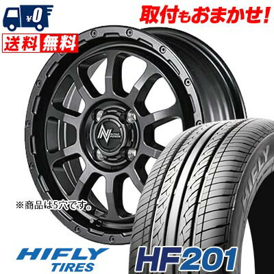 205/55R16 91V HIFLY HF201 NITRO POWER M10 PERSHING BARREL BLACK EDITION サマータイヤホイール4本セット 【取付対象】