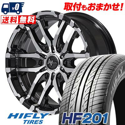 205/70R15 96H HIFLY HF201 NITRO POWER M26 CROSS FANG サマータイヤホイール4本セット 【取付対象】