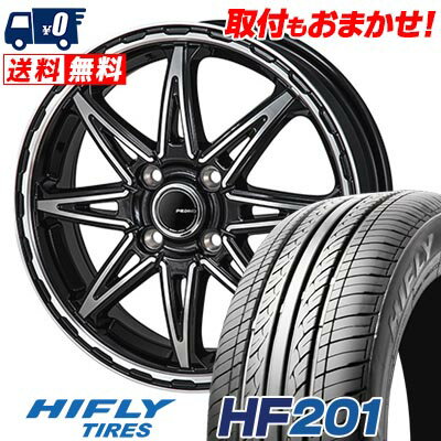 145/70R12 69T HIFLY HF201 PIEDINO STYLE-S サマータイヤホイール4本セット 【取付対象】