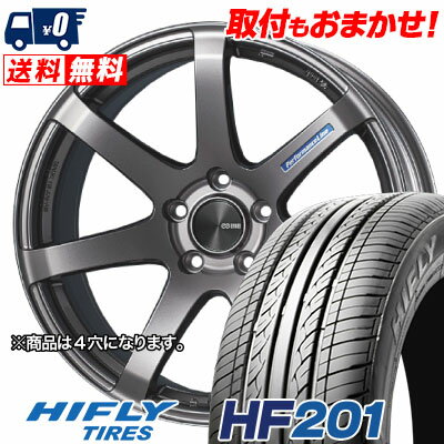 165/60R15 77H HIFLY HF201 ENKEI PerformanceLine PF-07 サマータイヤホイール4本セット 【取付対象】