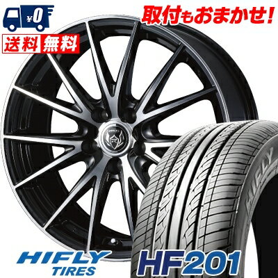 195/65R15 91V HIFLY HF201 WEDS RIZLEY VS サマータイヤホイール4本セット 【取付対象】