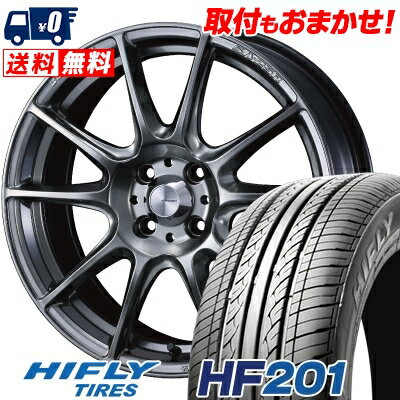 185/55R15 82V HIFLY HF201 WedsSport SA-25R サマータイヤホイール4本セット 【取付対象】