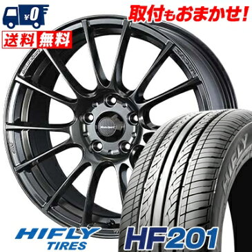 205/65R16 HIFLY ハイフライ HF201 エイチエフ　ニイマルイチ WedsSport SA-72R ウェッズスポーツ SA-72R サマータイヤホイール4本セット