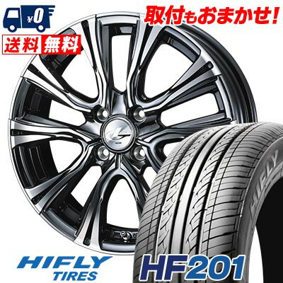 195/60R16 89H HIFLY HF201 WEDS LEONIS VR サマータイヤホイール4本セット 【取付対象】