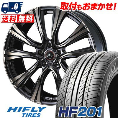 195/60R15 88V HIFLY HF201 WEDS LEONIS VR サマータイヤホイール4本セット 【取付対象】