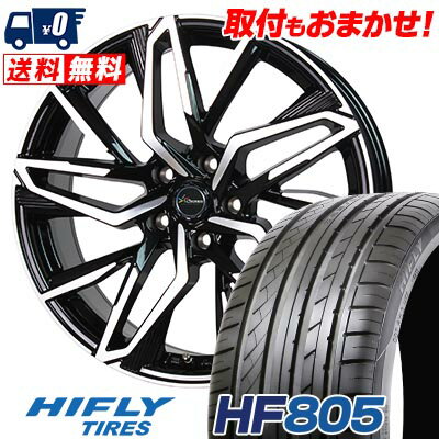 225/35R19 88W XL HIFLY HF805 Chronus CH-112 サマータイヤホイール4本セット 【取付対象】