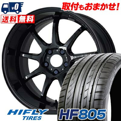 225/35R19 88W XL HIFLY HF805 WORK EMOTION D9R サマータイヤホイール4本セット 【取付対象】