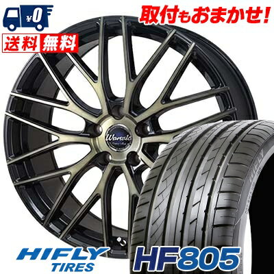 225/35R20 90W XL HIFLY HF805 Warwic Empress Mesh サマータイヤホイール4本セット 【取付対象】