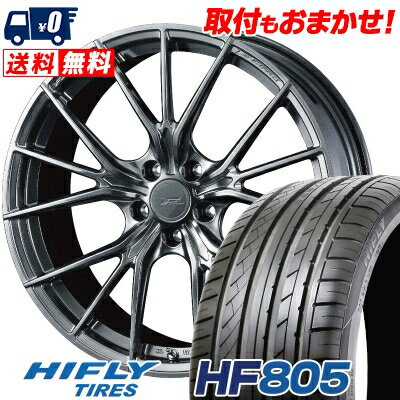 225/35R19 88W XL HIFLY HF805 WEDS F ZERO FZ-1 サマータイヤホイール4本セット 【取付対象】