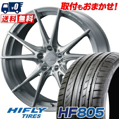 225/40R18 92W XL HIFLY HF805 WEDS F ZERO FZ-2 サマータイヤホイール4本セット 【取付対象】