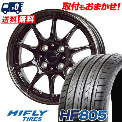 205/45R16 87W XL HIFLY HF805 G-SPEED P-07 サマータイヤホイール4本セット 【取付対象】