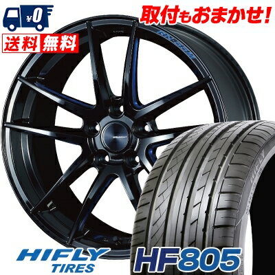 225/35R19 88W XL HIFLY HF805 WedsSport RN-55M サマータイヤホイール4本セット 【取付対象】
