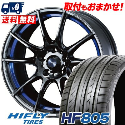 215/45R17 91W XL HIFLY HF805 WedsSport SA-25R サマータイヤホイール4本セット 【取付対象】