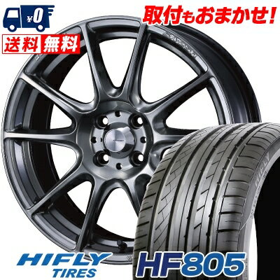 205/45R16 87W XL HIFLY HF805 WedsSport SA-25R サマータイヤホイール4本セット 【取付対象】