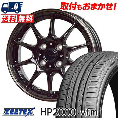 195/40R17 81W XL ZEETEX HP2000vfm G-SPEED P-07 サマータイヤホイール4本セット 【取付対象】