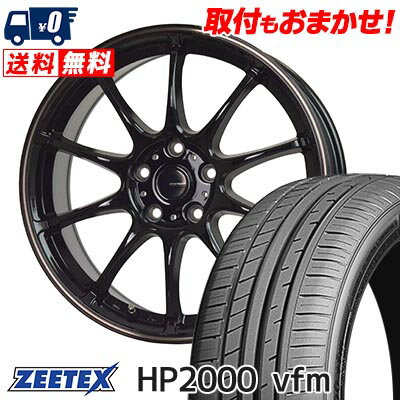 215/35R18 84Y XL ZEETEX HP2000vfm G-SPEED P-07 サマータイヤホイール4本セット 【取付対象】