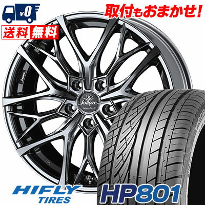 235/60R18 107V XL HIFLY HP801 WEDS Kranze Weaval 100EVO サマータイヤホイール4本セット 【取付対象】